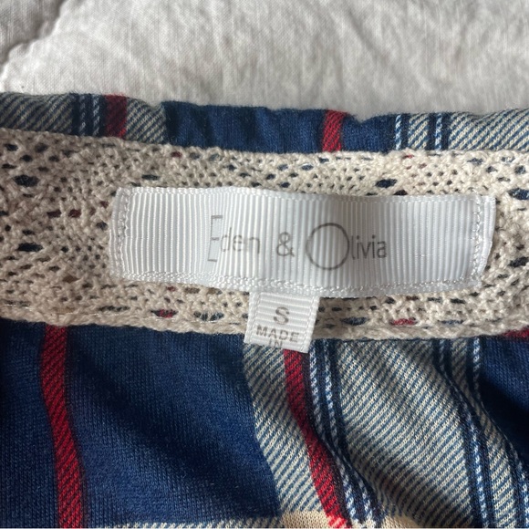 Eden And Olivia Women's Plaid Tank Top Size Small - Picture 3 of 4